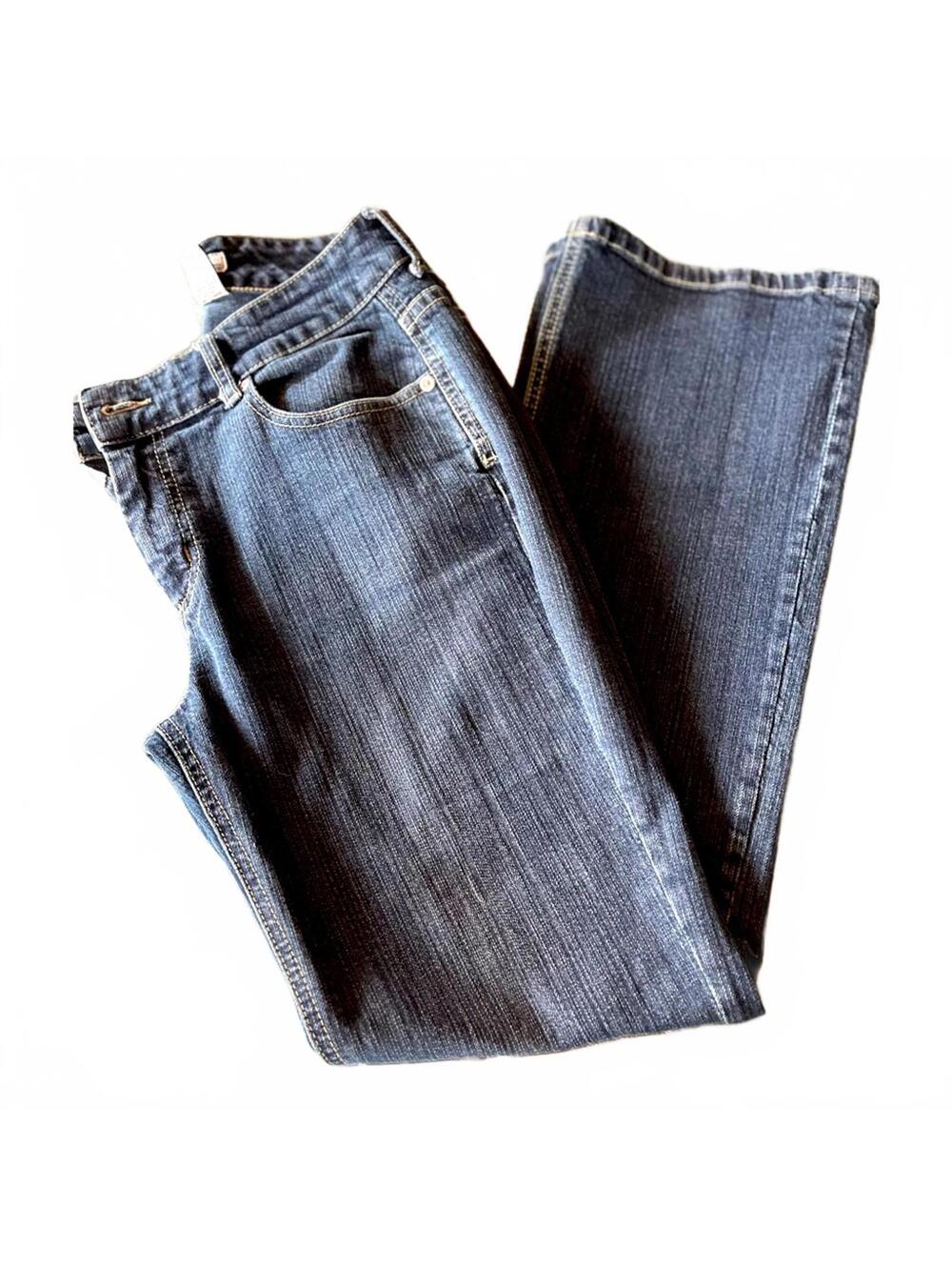 Chico’s Platinum Blue Denim Jeans Classic Straight Leg Casual Denim
